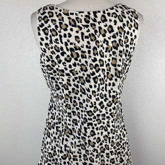 Sheri Martin Leopard Print Two-Piece Matching Outfit Size 10 EUC - Picture 5 of 13
